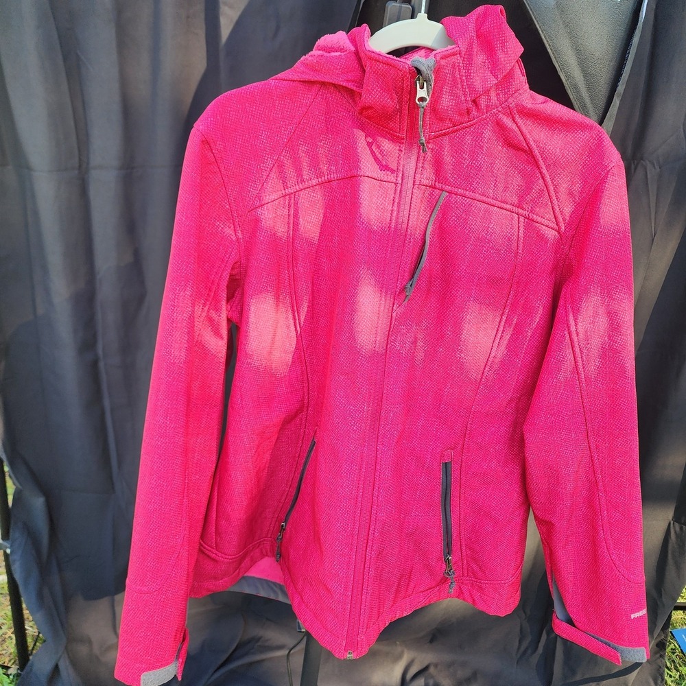 Free Country Super Softshell Women's Zip Up Jacket Wind‎ / Water Resistant XL
